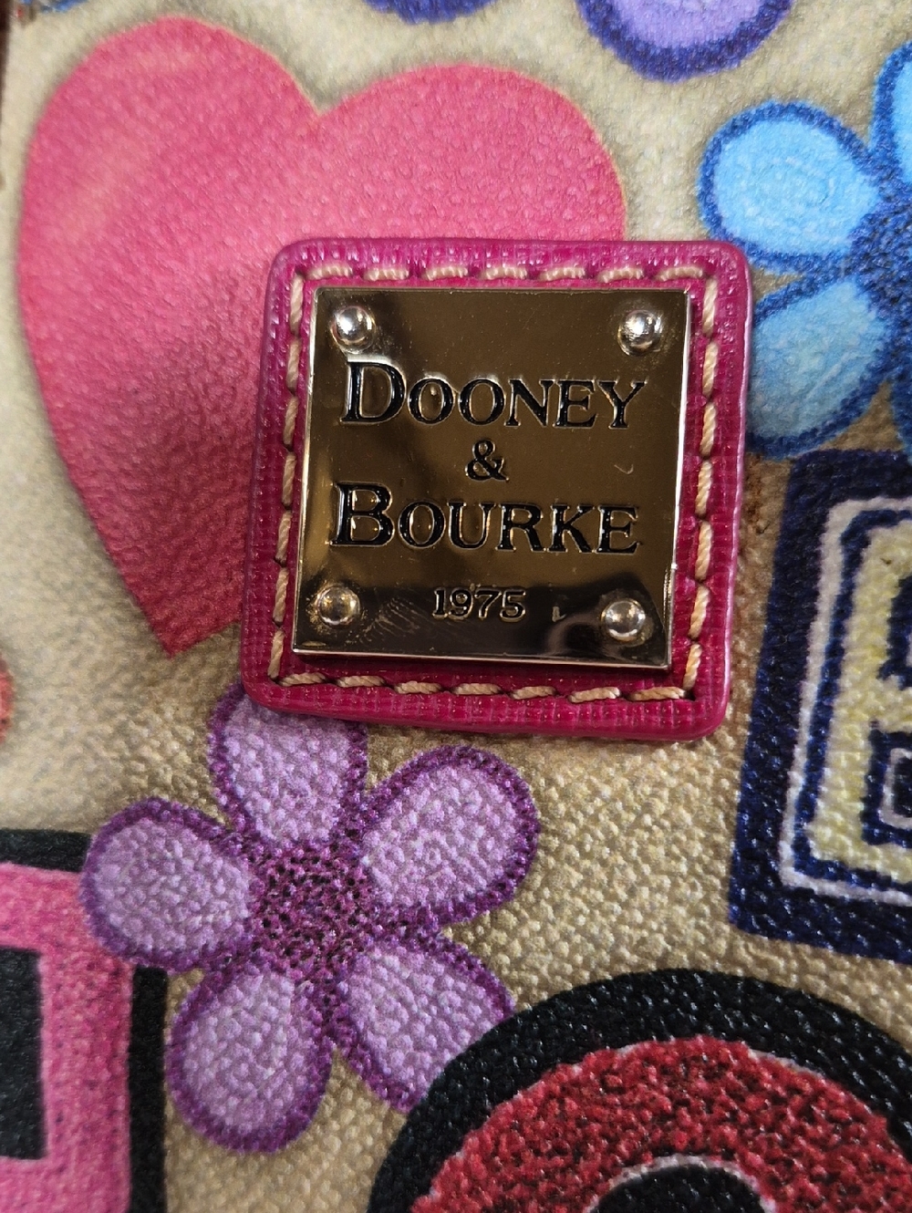 Dooney And Bourke Varsity Dome Satchel - Picture 5 of 17